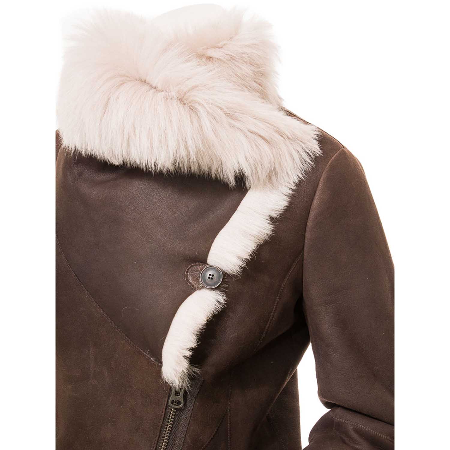 Womens Leather Sheepskin Shearling 15