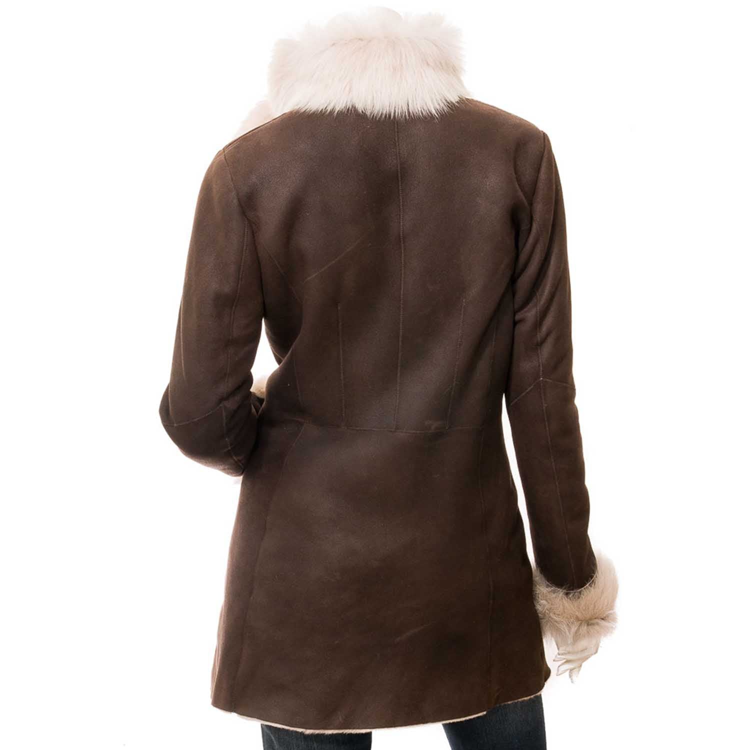 Womens Leather Sheepskin Shearling 16