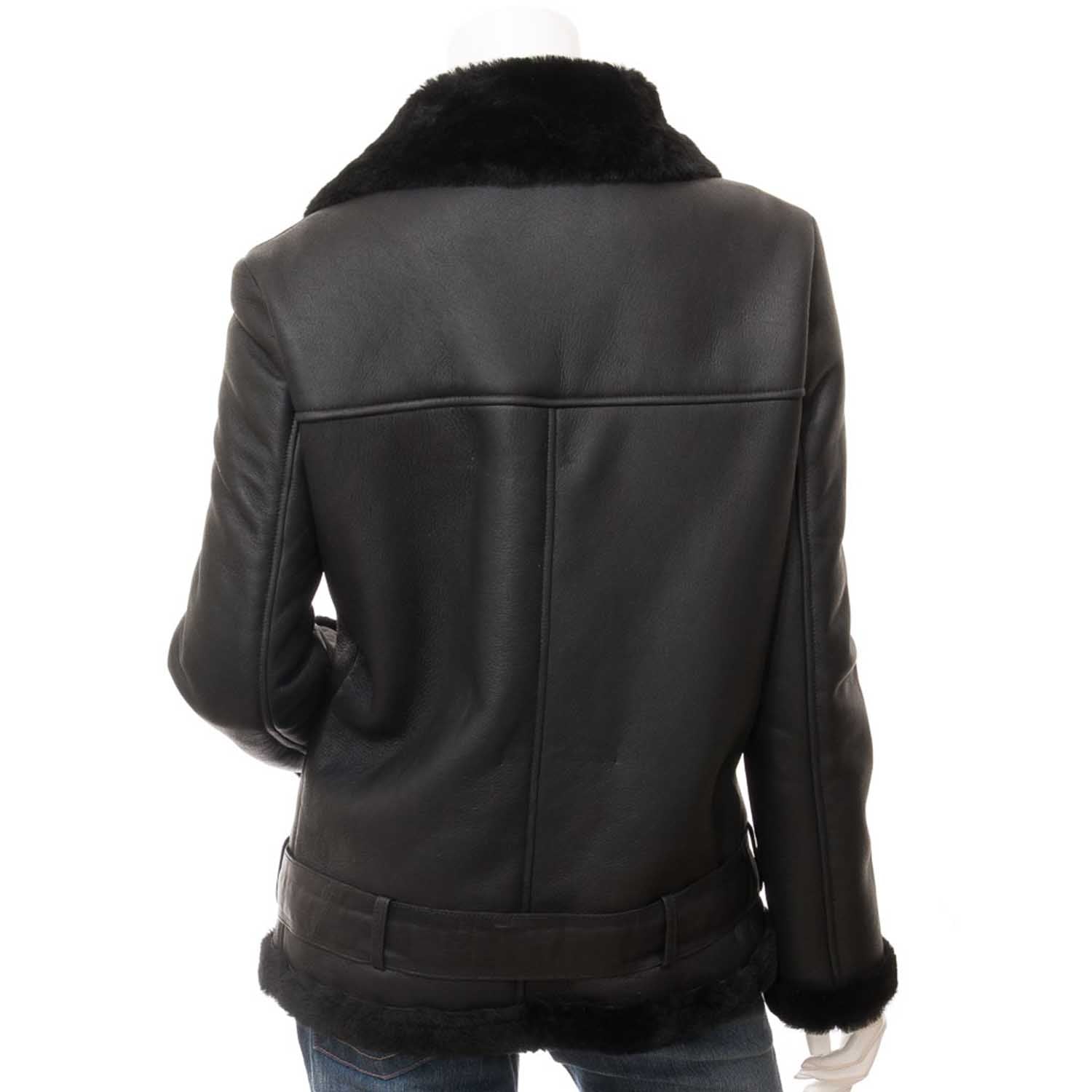 Womens Leather Sheepskin Shearling 20