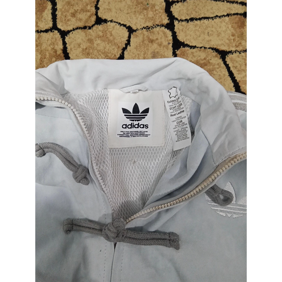 Adidas China Year of the Snake Jacket – White Suede Striped Limited Edition