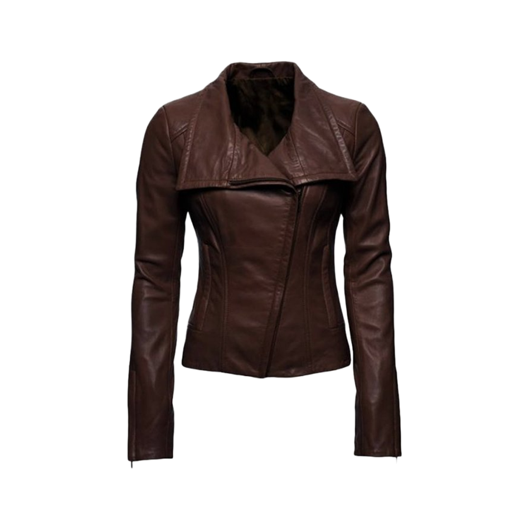 Arrow Lyla Michaels Brown Leather Jacket
