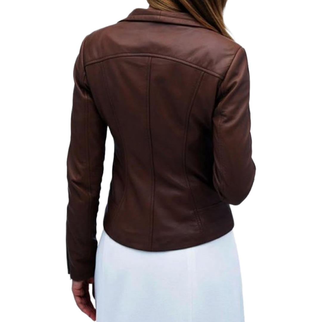 Arrow Lyla Michaels Brown Leather Jacket