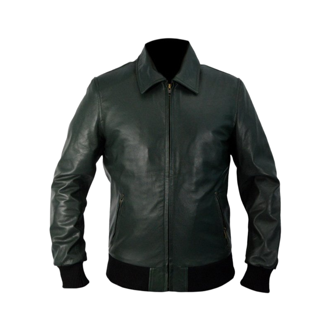Arrow Oliver Queen Black Bomber Jacket