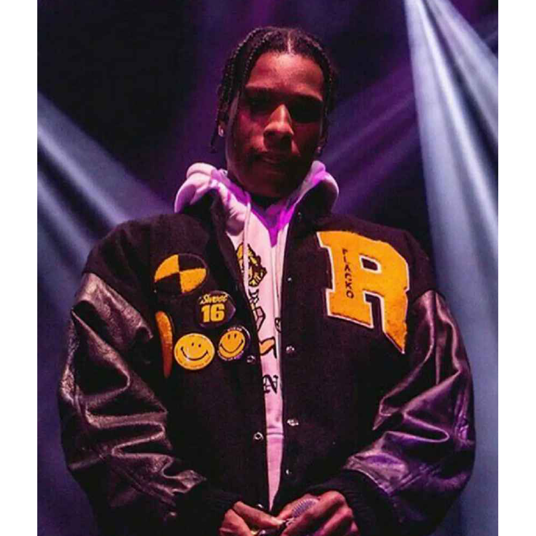 ASAP Rocky Flacko Testing in Progress Varsity Jacket