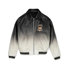 Avirex Real Leather Bomber Jacket – Ombre Dawn American Flight Icon Coat