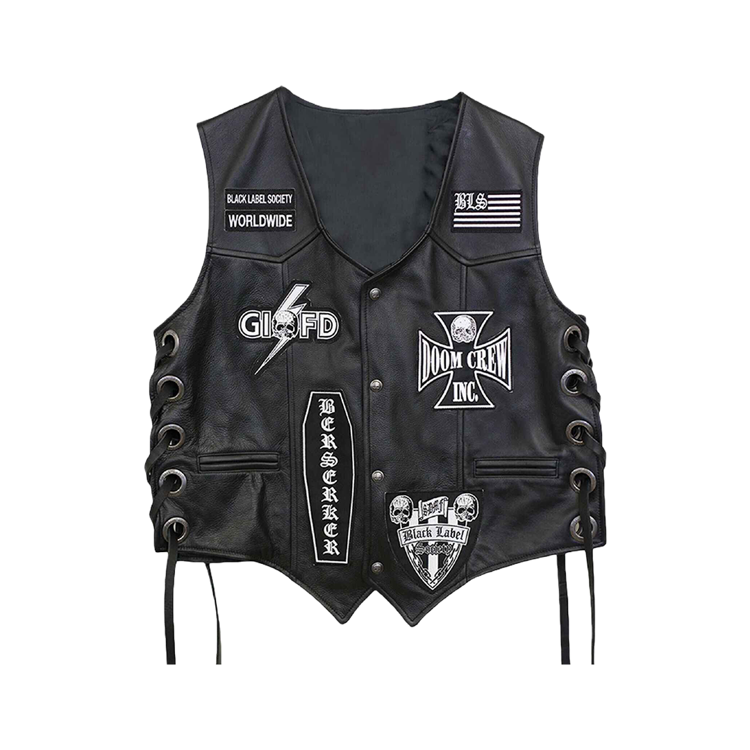Black Label Society Vest For Bikers