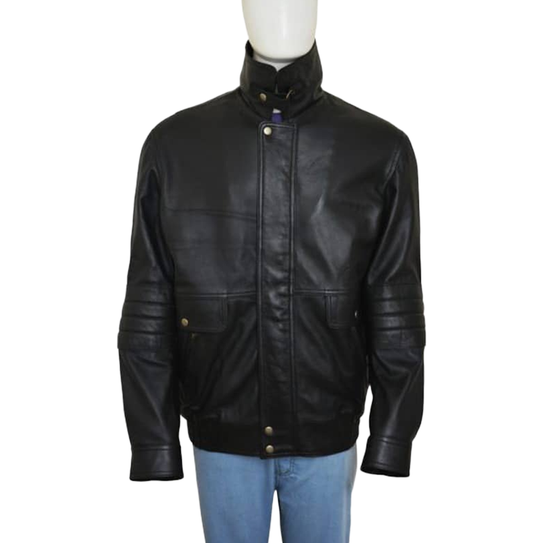 Black Mass Johnny Depp Leather Jacket Black