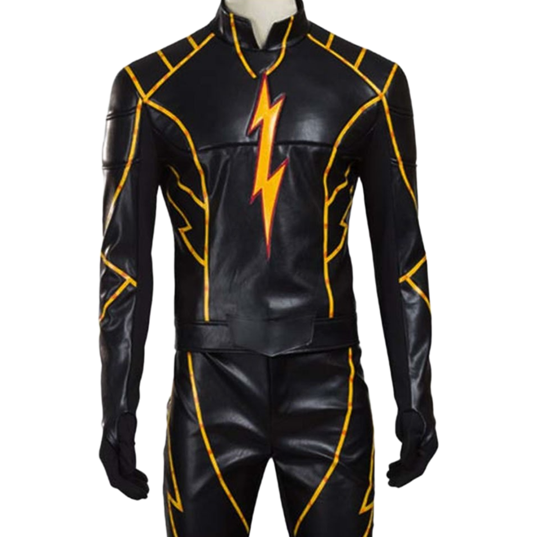 Black Racer The Flash Leather Jacket