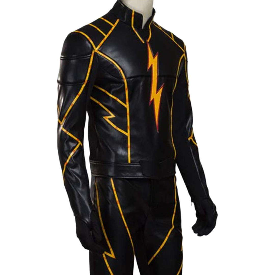 Black Racer The Flash Leather Jacket