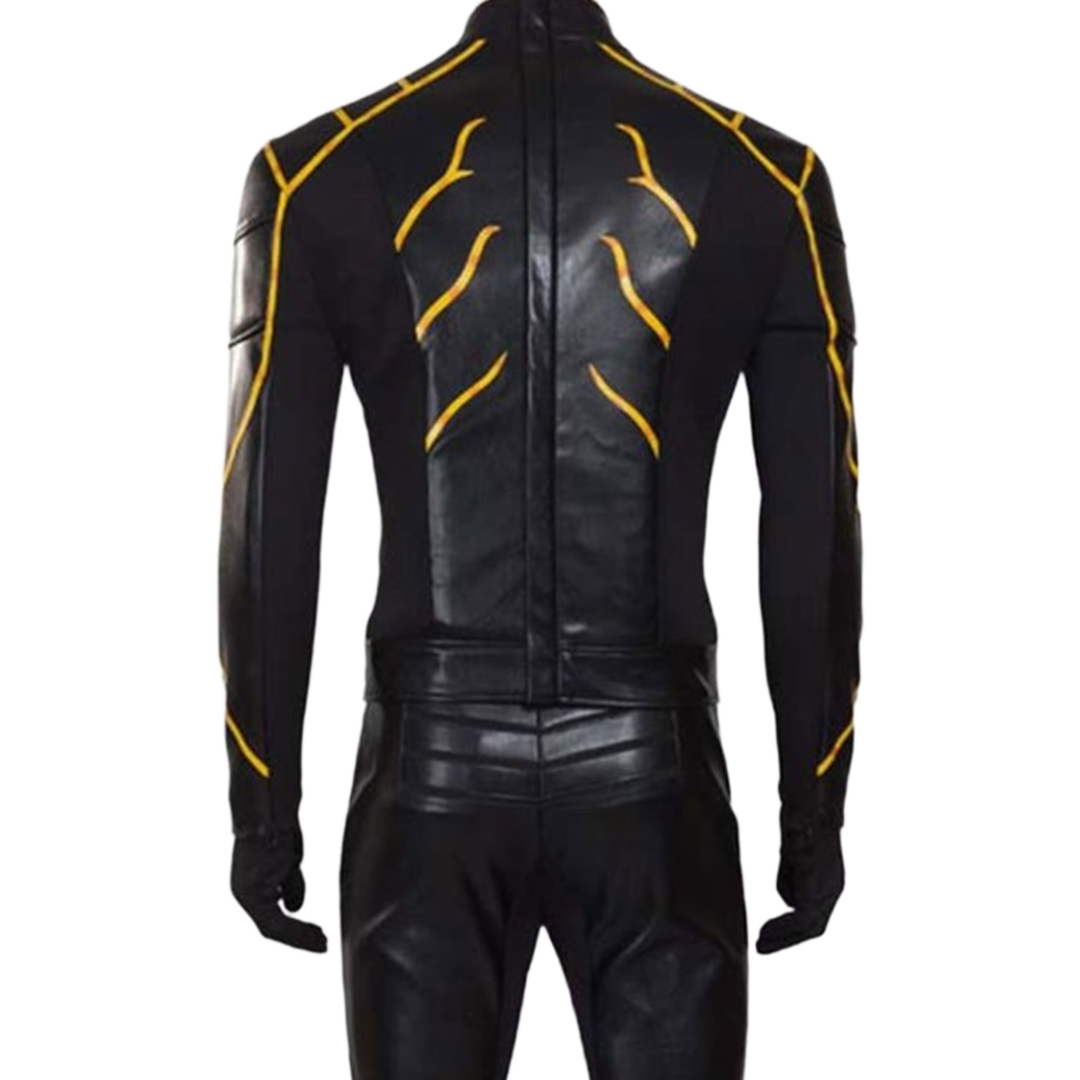 Black Racer The Flash Leather Jacket