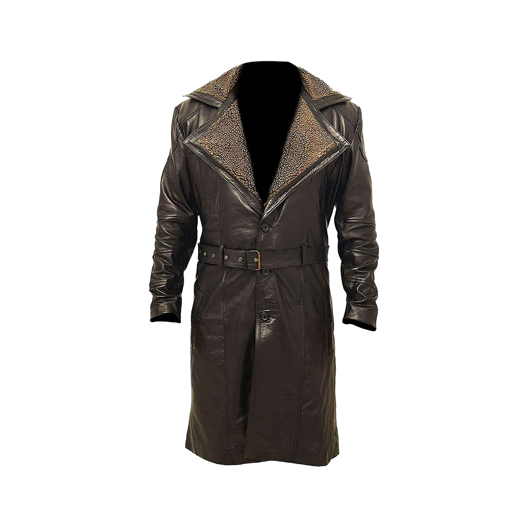 Blade Runner 2049 Officer K Ryan Gosling Lapel Fur Collar Trench Coat