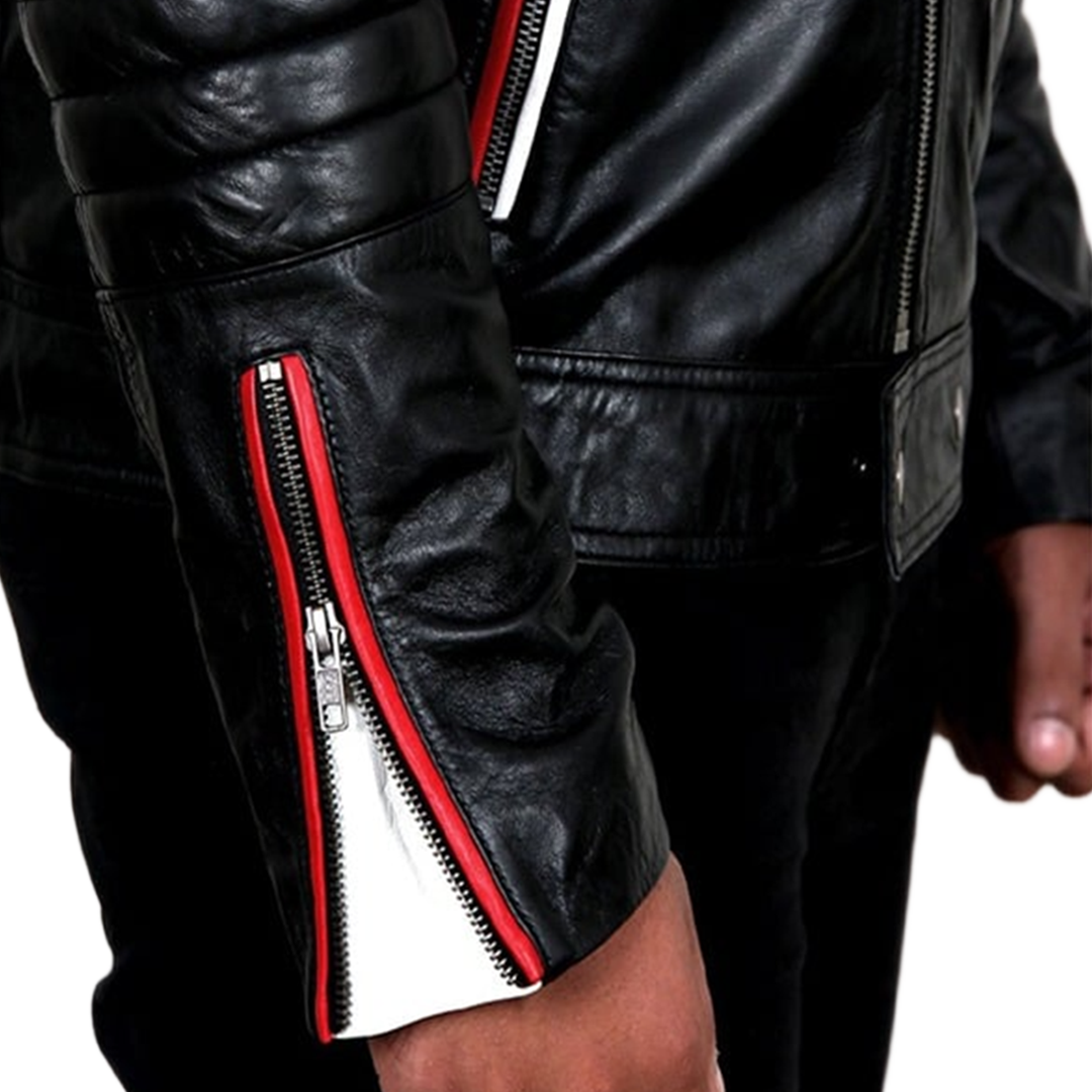 Blue Valentine Ryan Gosling Leather Biker Jacket Black