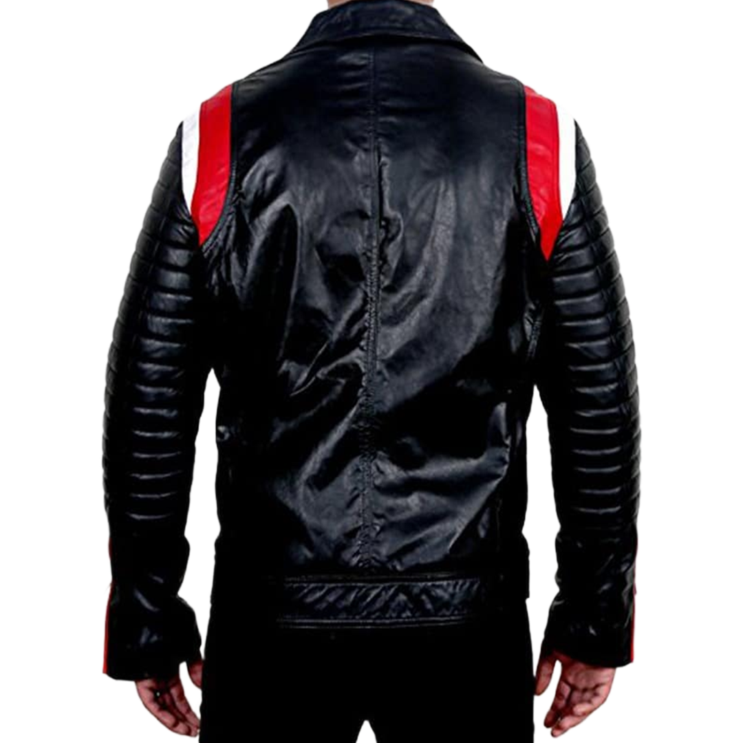 Blue Valentine Ryan Gosling Leather Biker Jacket Black