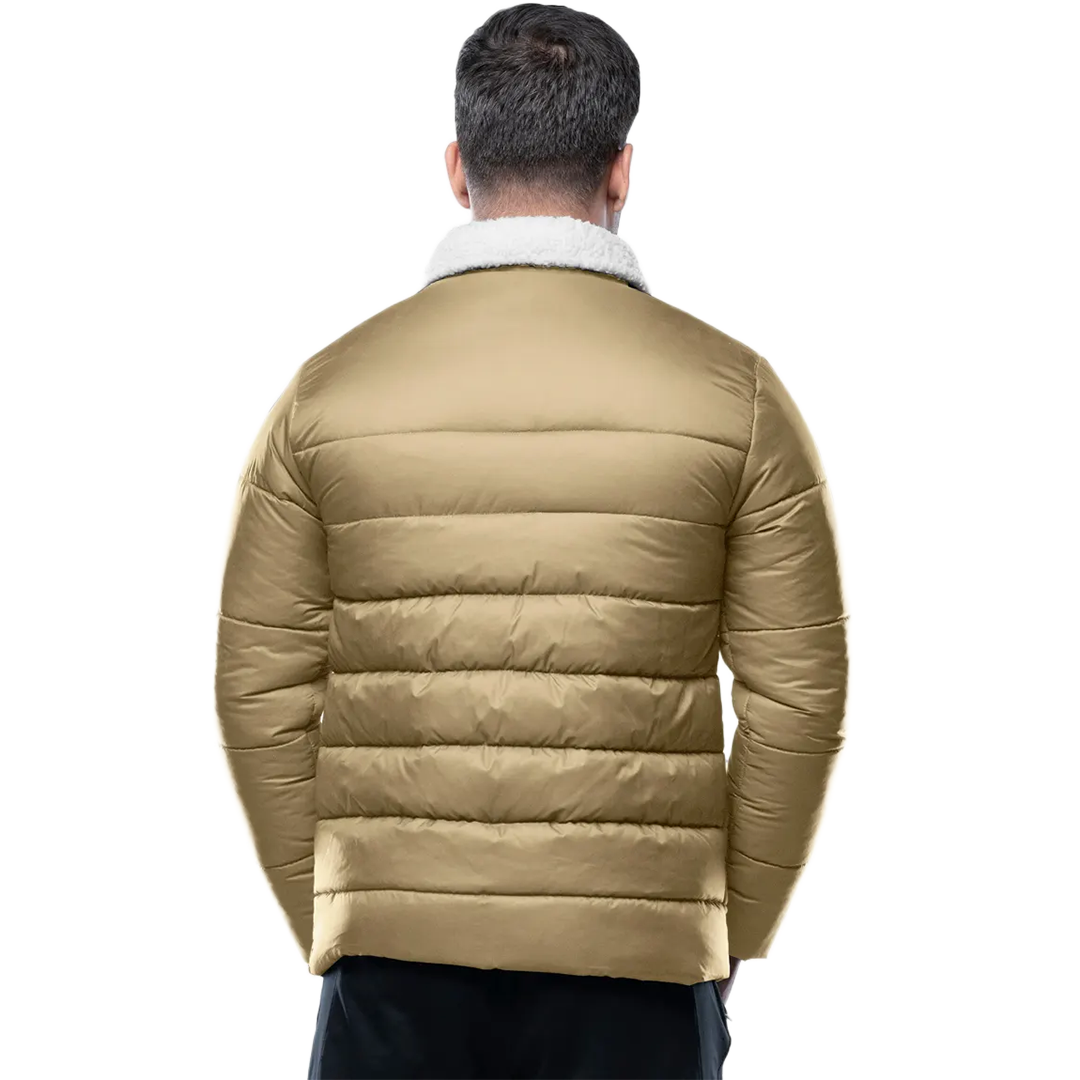 Bryce Beige Puffer Jacket Men's