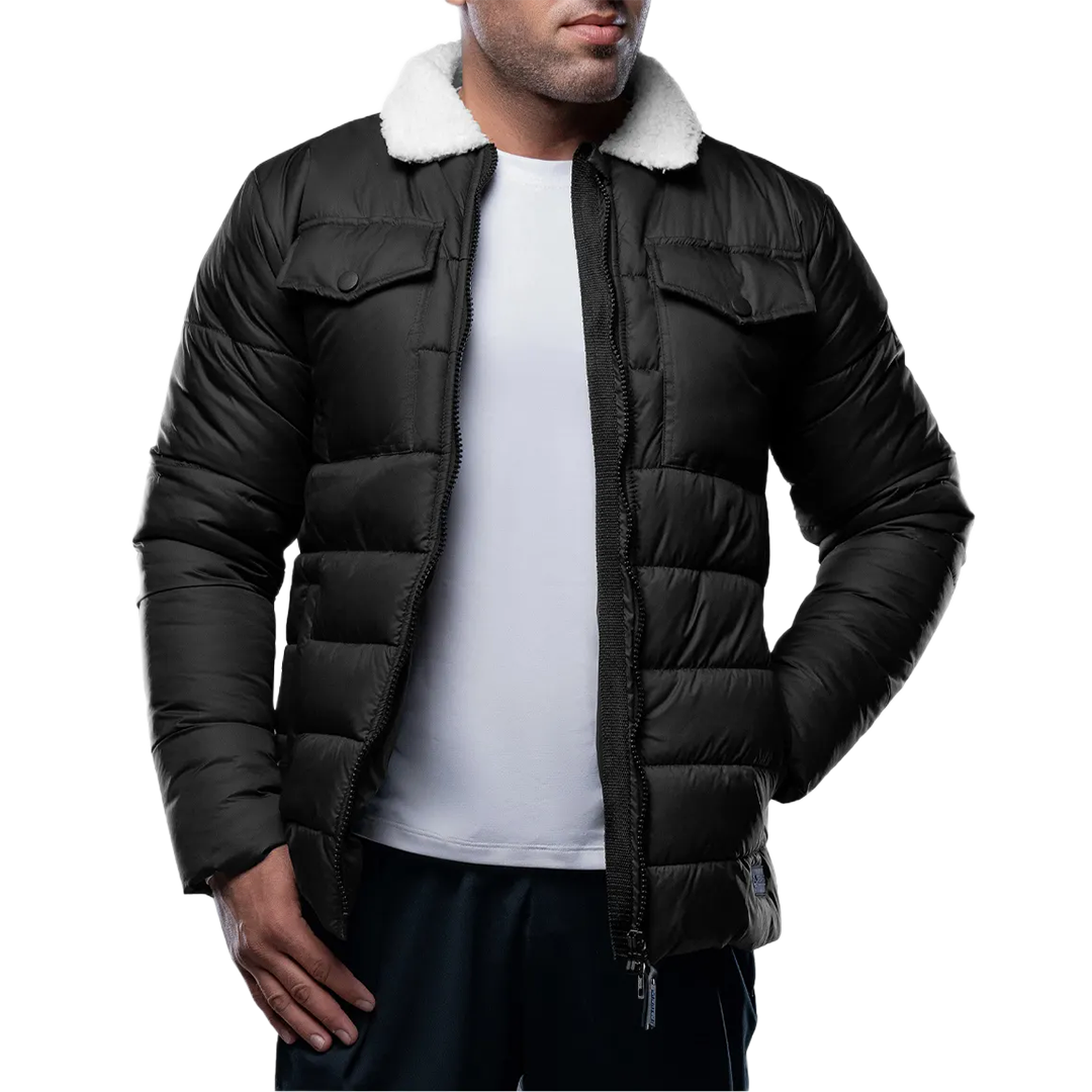 Bryce Black Puffer Jacket Men's
