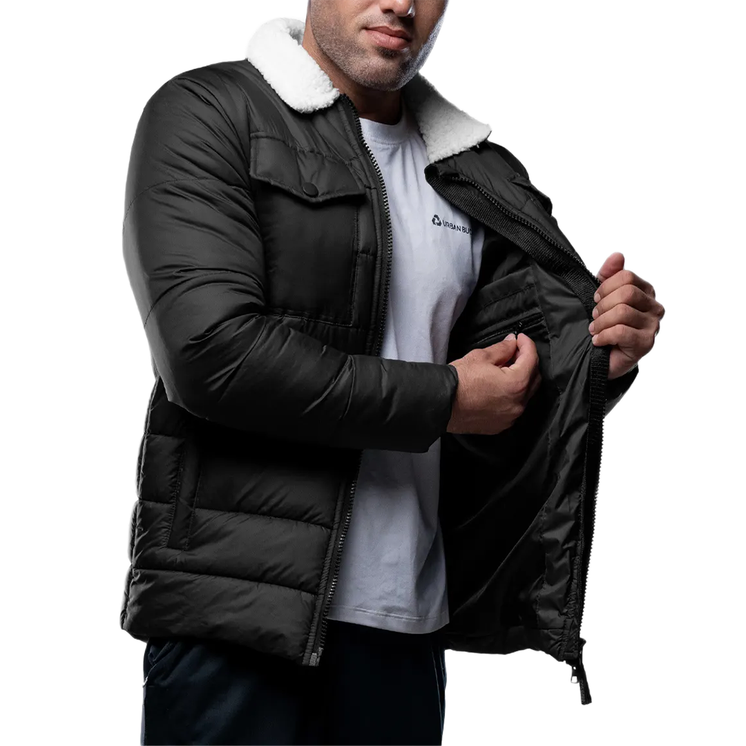 Bryce Black Puffer Jacket Men's