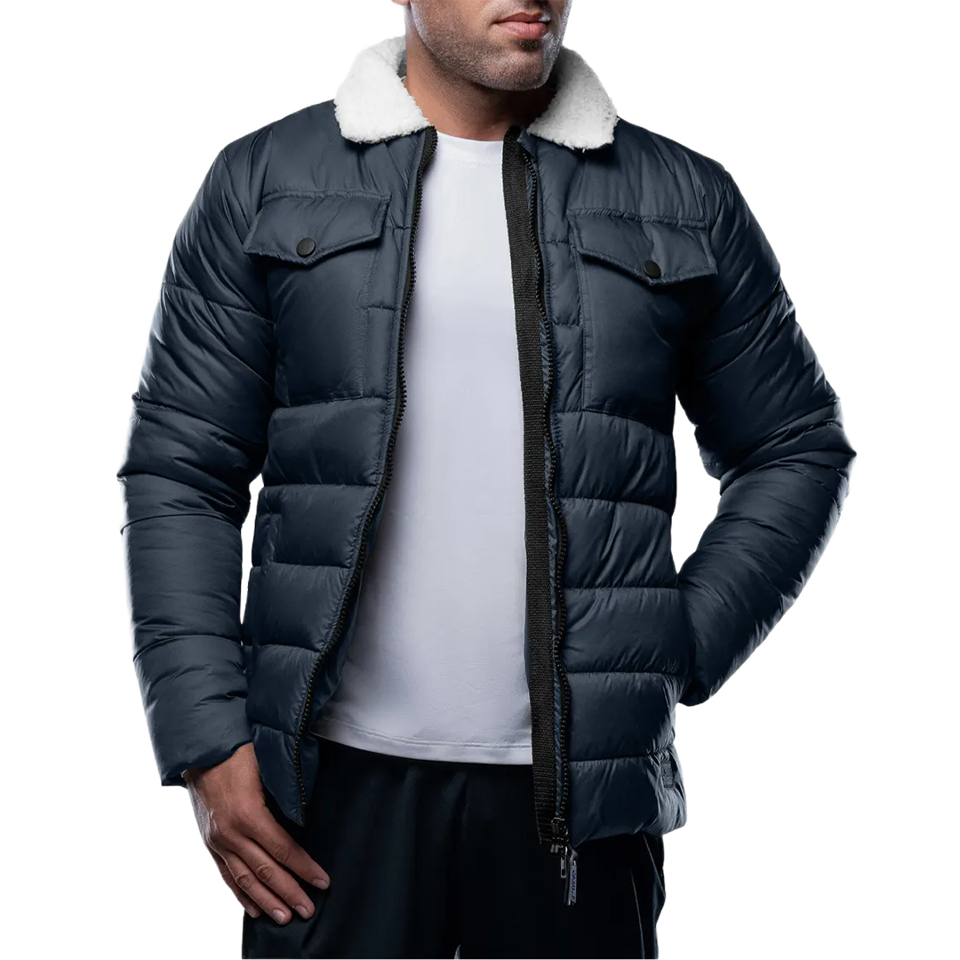 Bryce Navy Puffer Jacket Men's