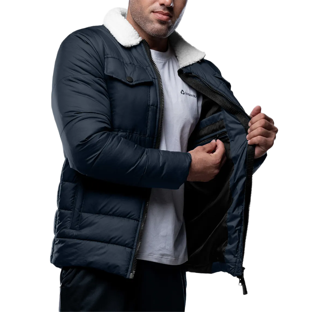 Bryce Navy Puffer Jacket Men's