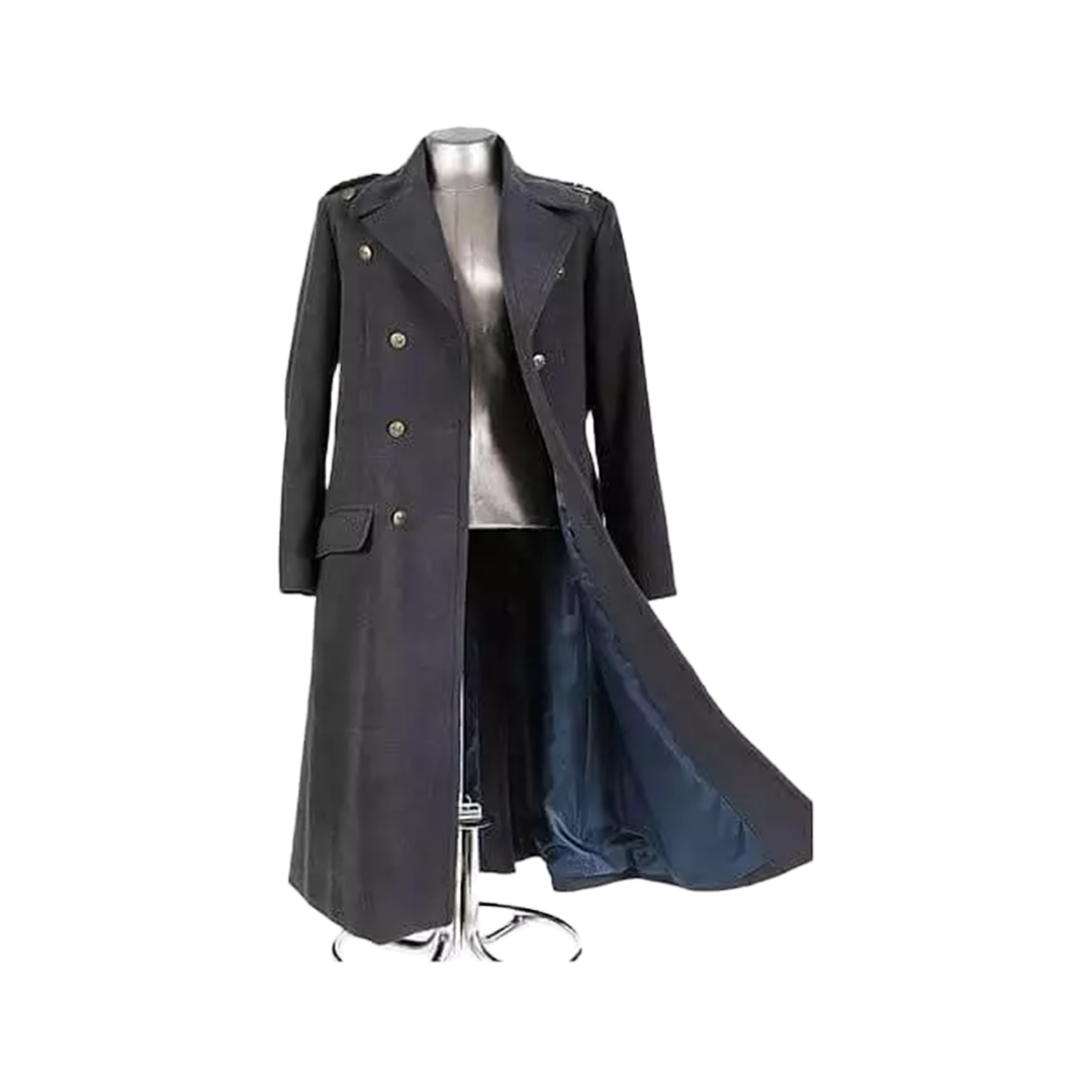 Captain Jack Harkness Torchwood Grey Wool Coat