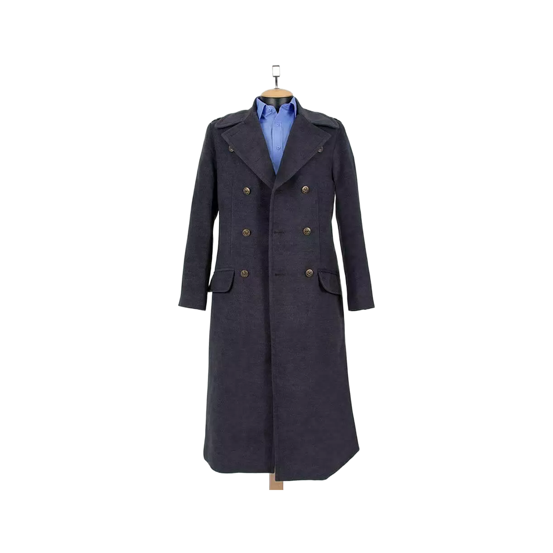 Captain Jack Harkness Torchwood Grey Wool Coat