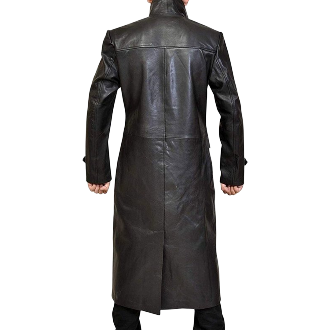 Clark Kent Superman Smallville Black Leather Coat