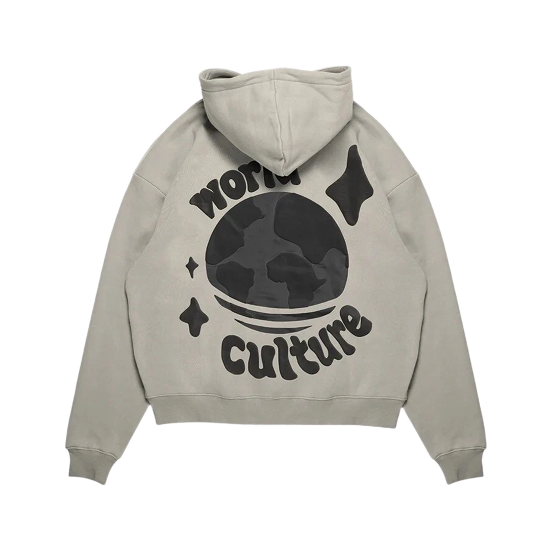 Culture Heritage - World Culture V2 Hoodie | Pebble Grey
