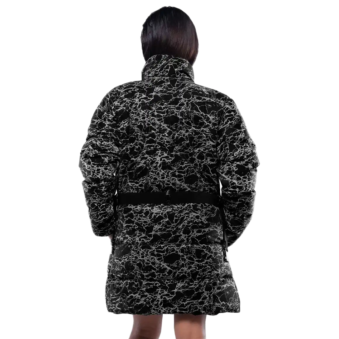 Dalia Women’s Black Duck Down Coat - Insulated Puffer Jacket