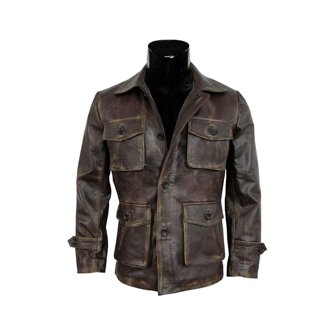Dean Winchester Supernatural S07 Brown Leather Jacket
