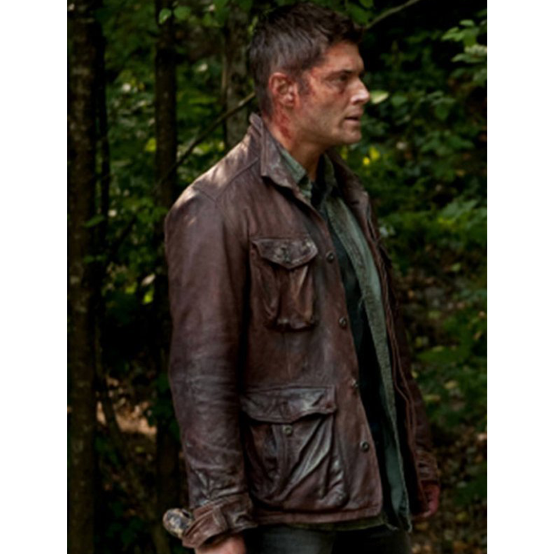 Dean Winchester Supernatural S07 Brown Leather Jacket