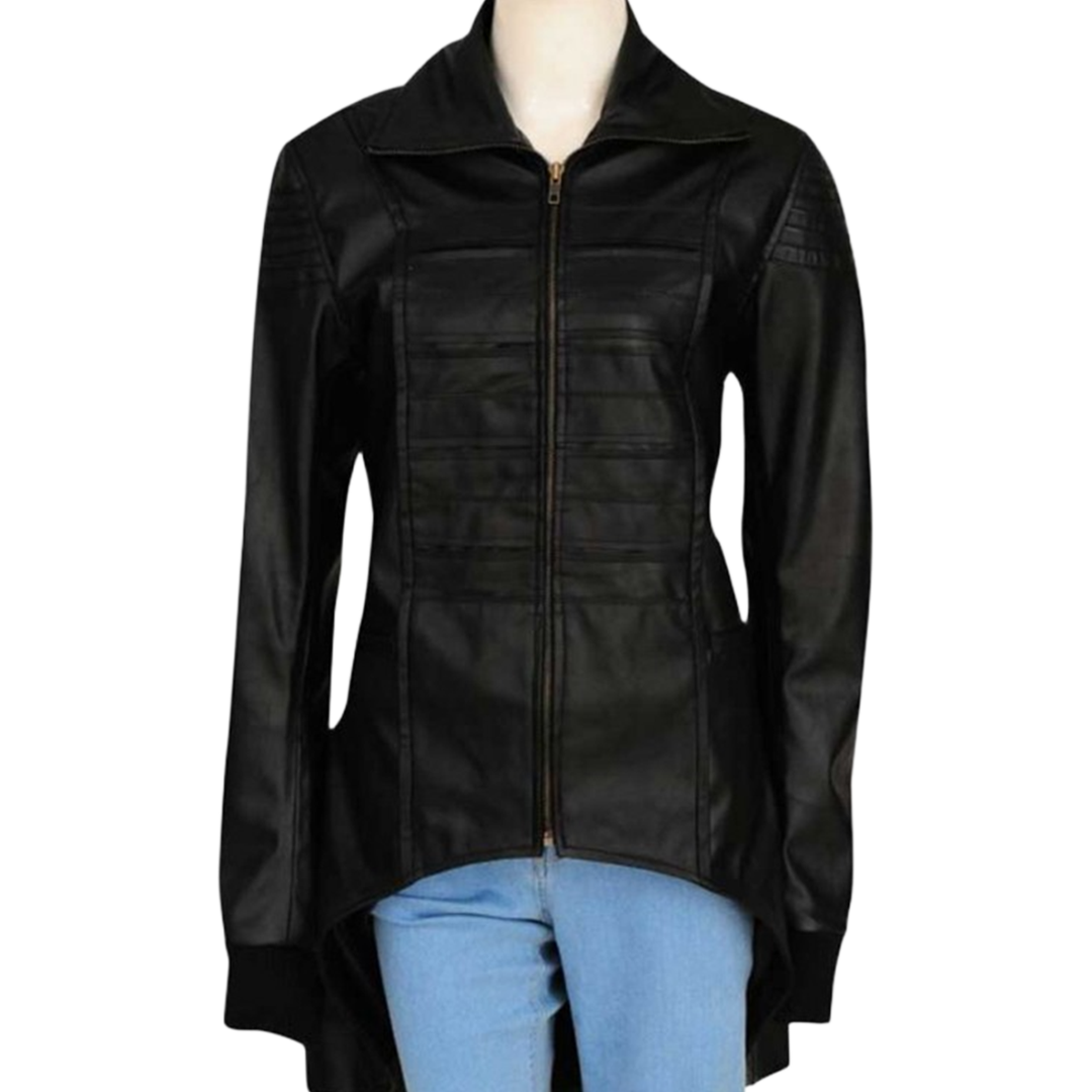 Gotham Season 4 Selina Kyle Black Leather Jacket Women’s