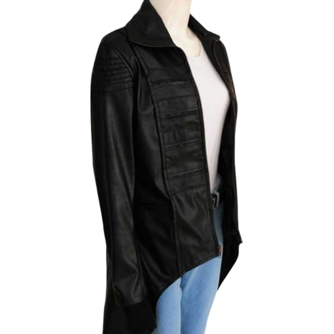 Gotham Season 4 Selina Kyle Black Leather Jacket Women’s