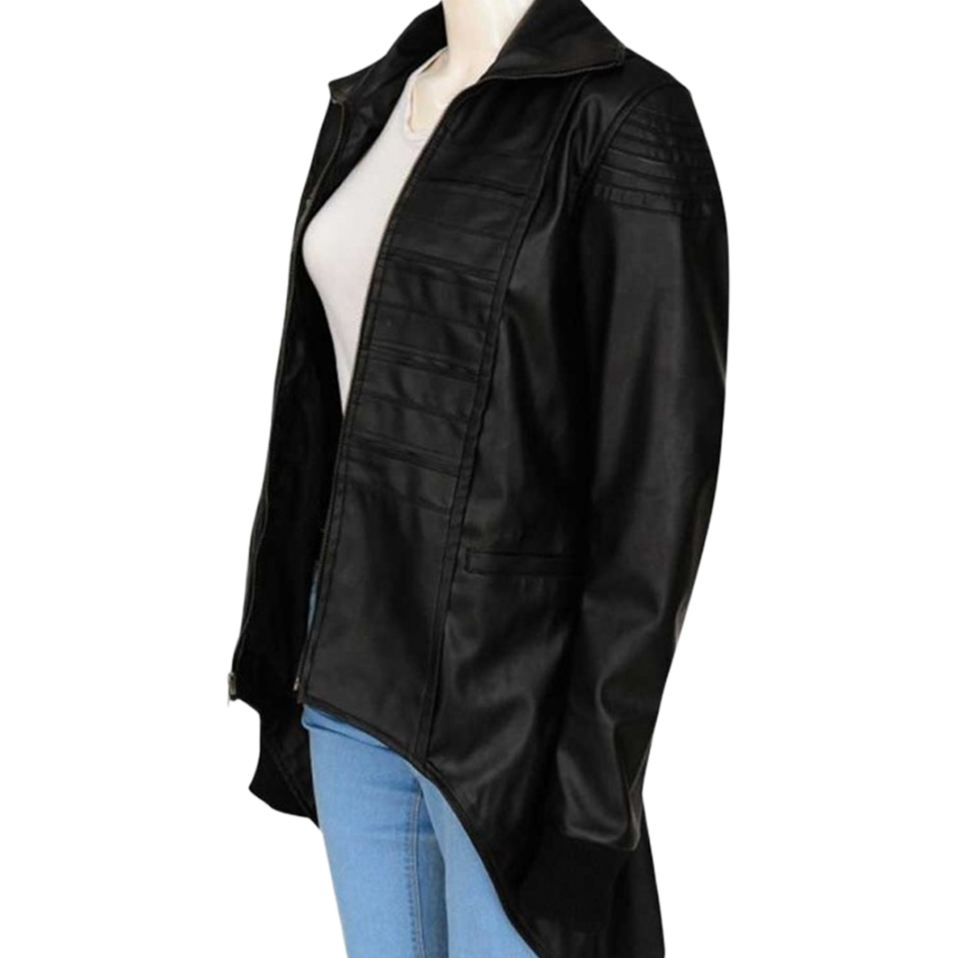 Gotham Season 4 Selina Kyle Black Leather Jacket Women’s