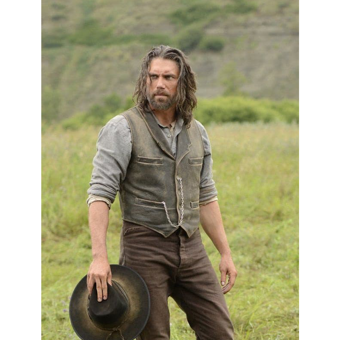 Hell On Wheels Anson Mount Leather Vest