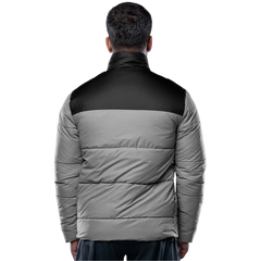 Henry Men's Gray and Black Puffer Jacket - Lightweight Winter Outerwear