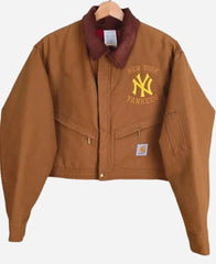 NY Yankees X Vintage Carhartt Crop Jacket