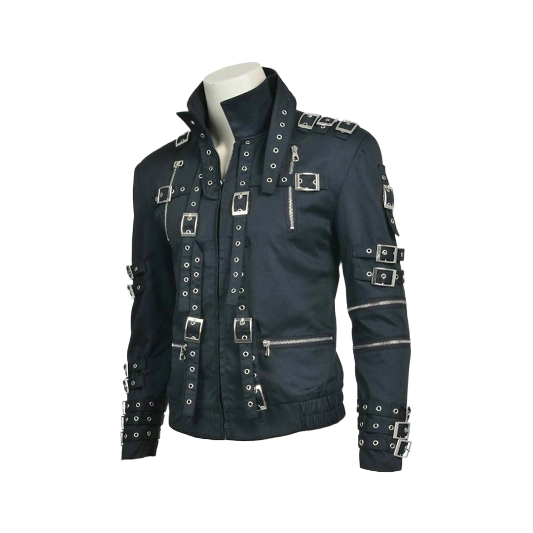 King Singer Michael Jackson Concert "Bad" Cosplay Complete Costume & Jacket