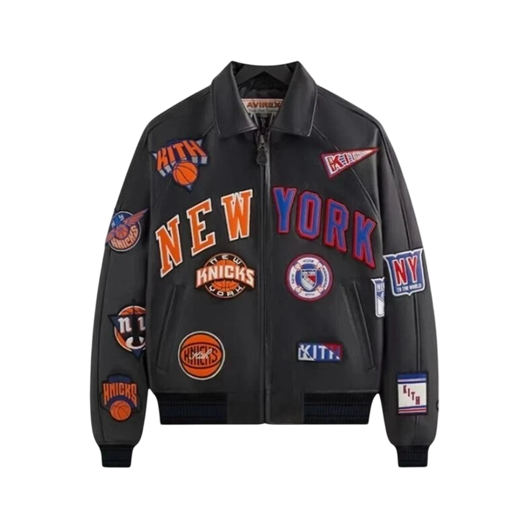 Kith x Avirex For Madison Square Garden Sports Icon Jacket
