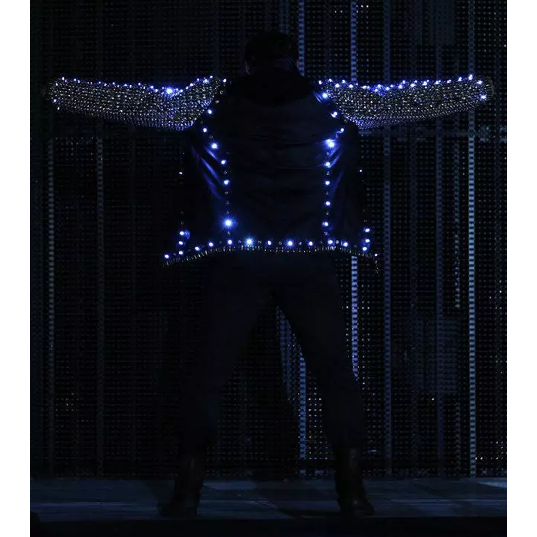 Leather Hunt Exclusive WWE Chris Jericho Light Up Y2J Jacket
