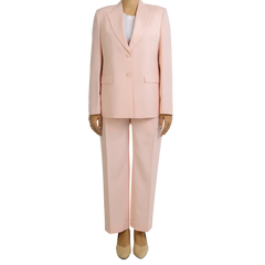 Maples Women's Light Pink Regular Fit Suit