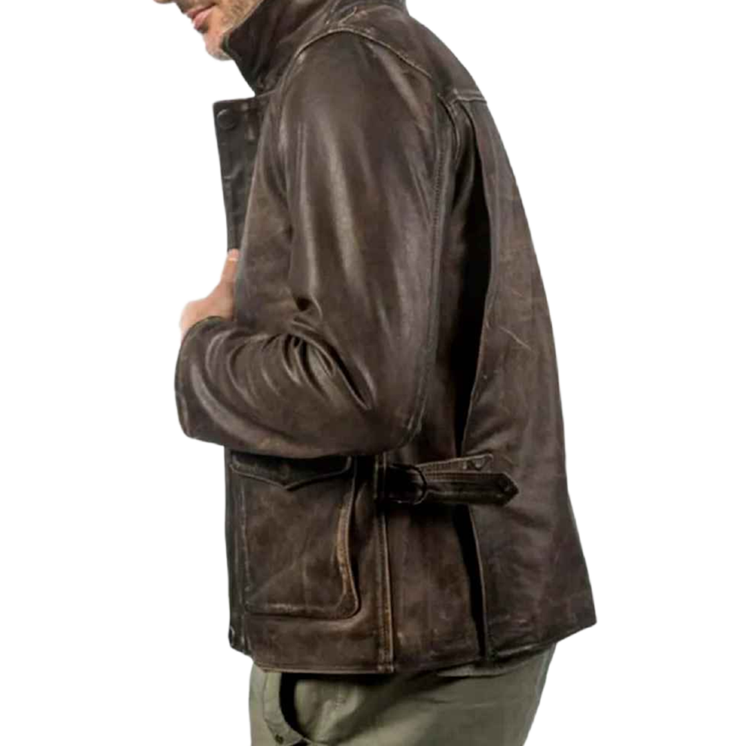 Men’s Raiders of The Lost Ark Indiana Jones Harrison Ford Brown Jacket