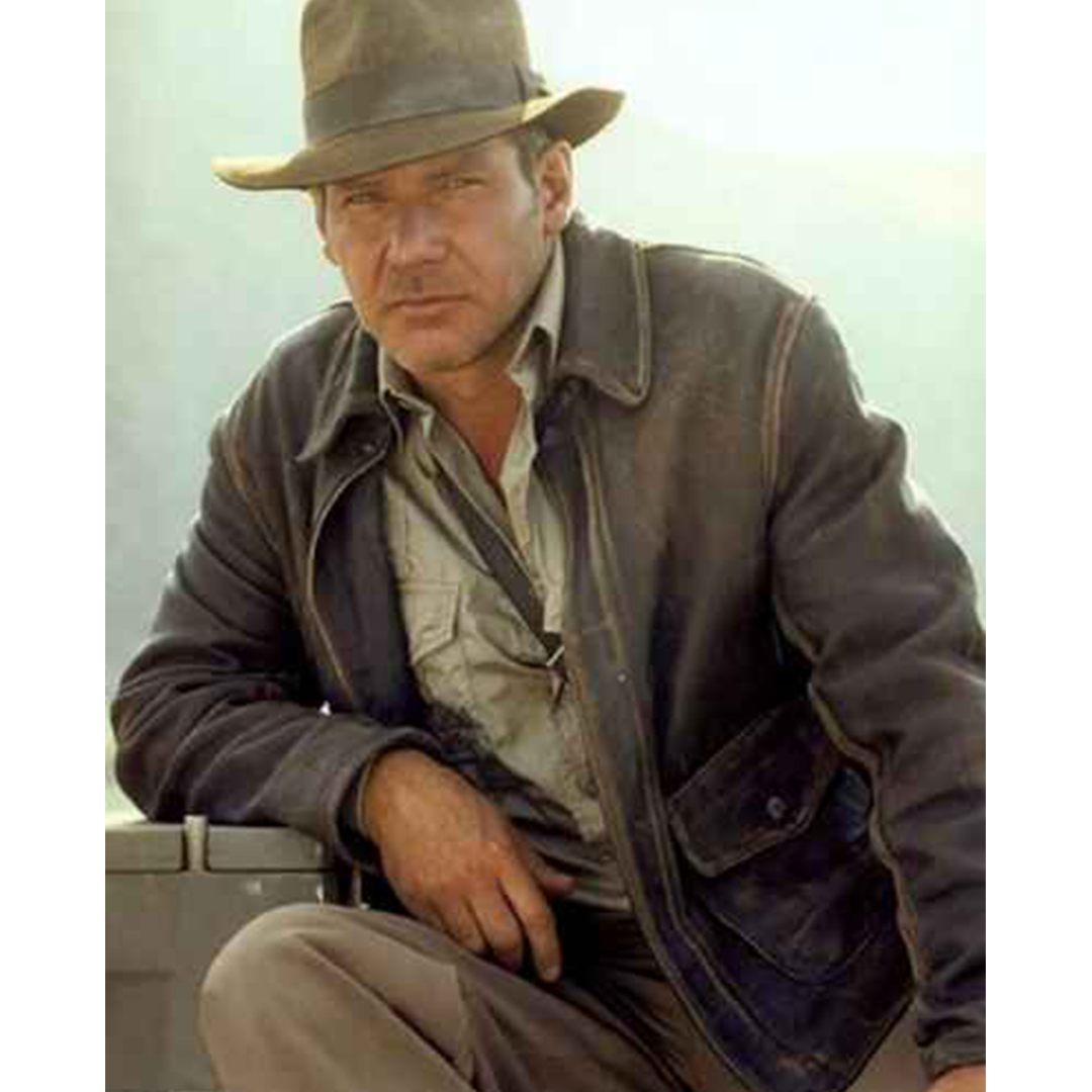 Men’s Raiders of The Lost Ark Indiana Jones Harrison Ford Brown Jacket