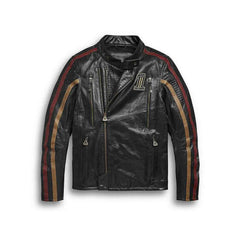 mens arterial leather harley davidson riding jacket 41 11zon