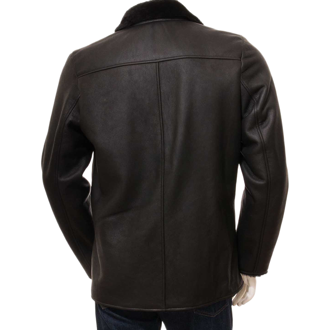 Men’s Black Shearling Jacket