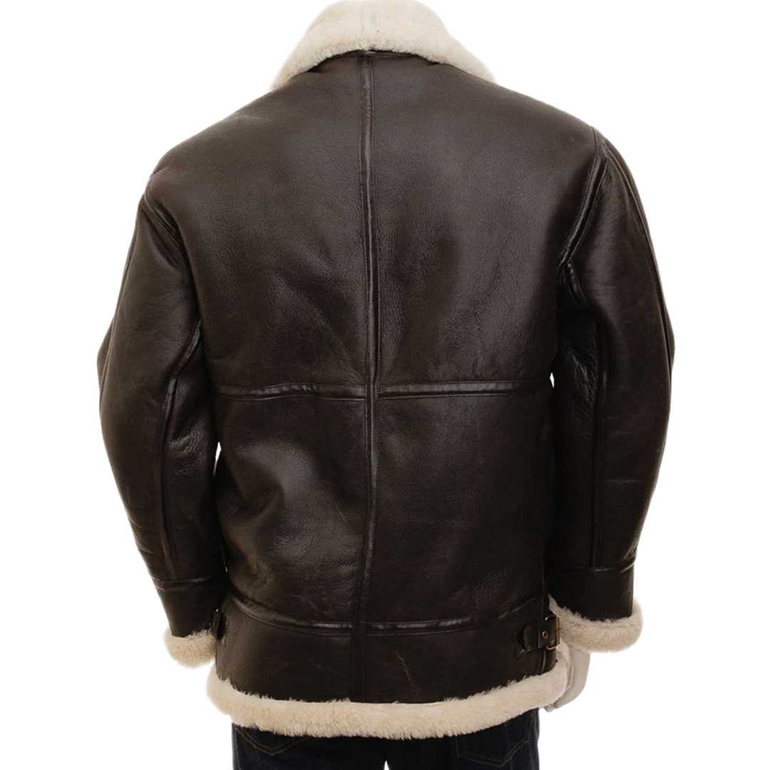 Men’s Cream Sheepskin Jacket