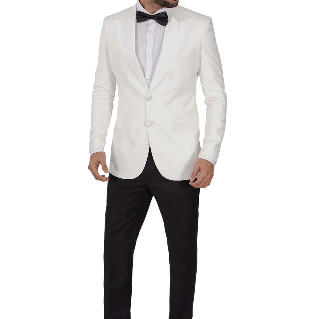 Men's Dinner Ivory White Tuxedo Jacket