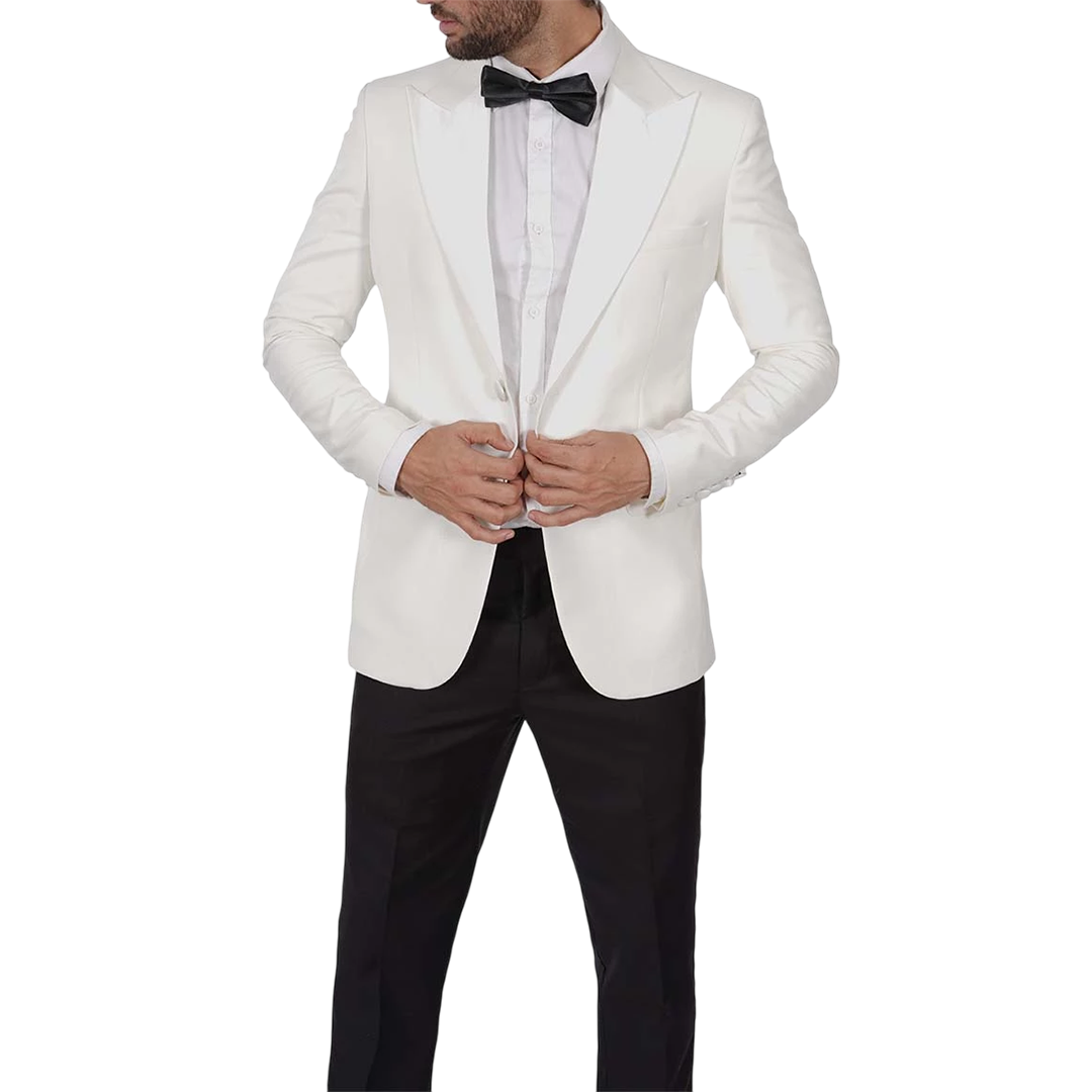 Men's Dinner Ivory White Tuxedo Jacket