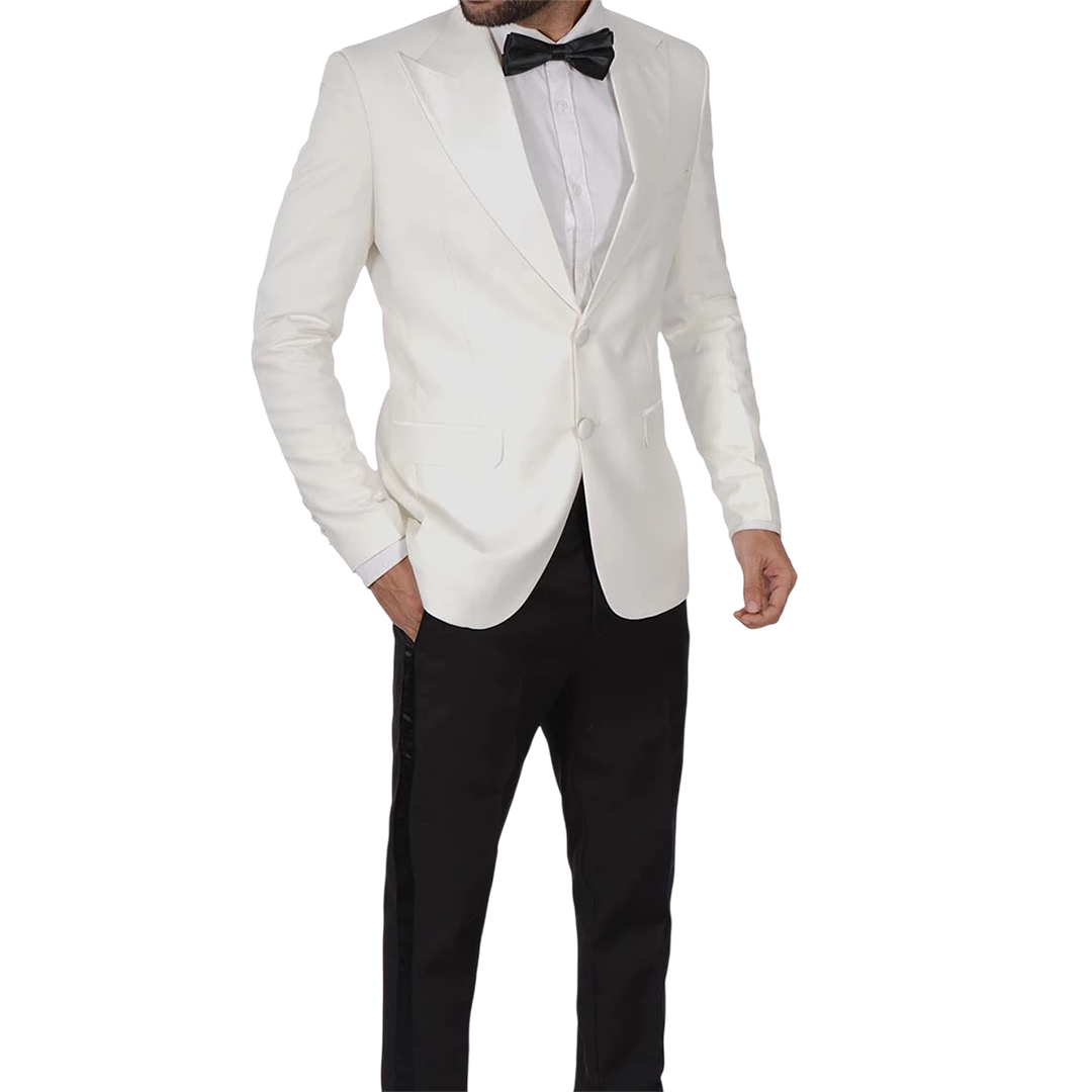 Men's Dinner Ivory White Tuxedo Jacket