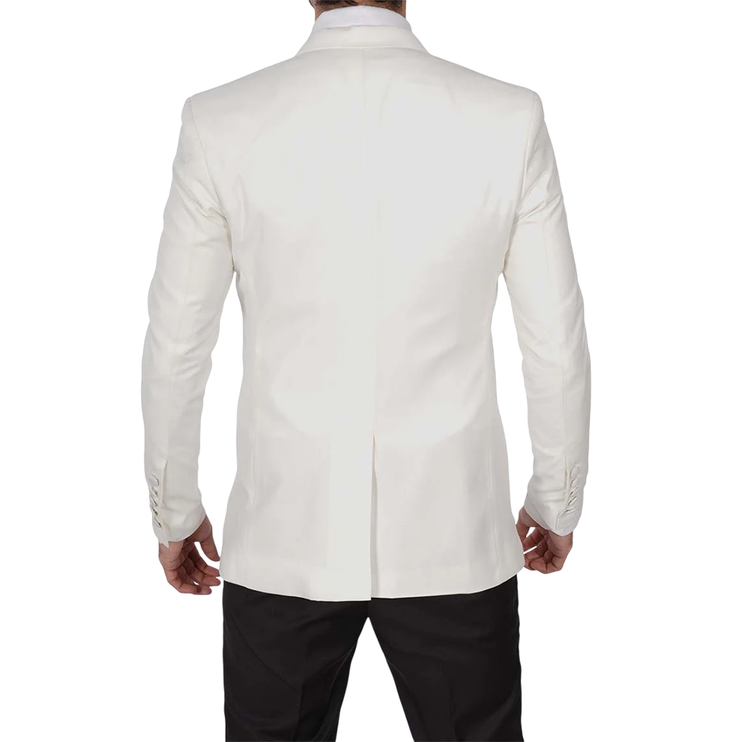 Men's Dinner Ivory White Tuxedo Jacket