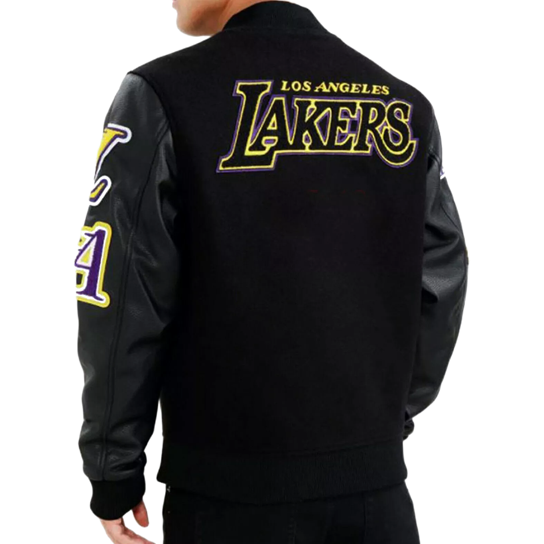Mens New Los Angeles Laker NBA Leather Jacket
