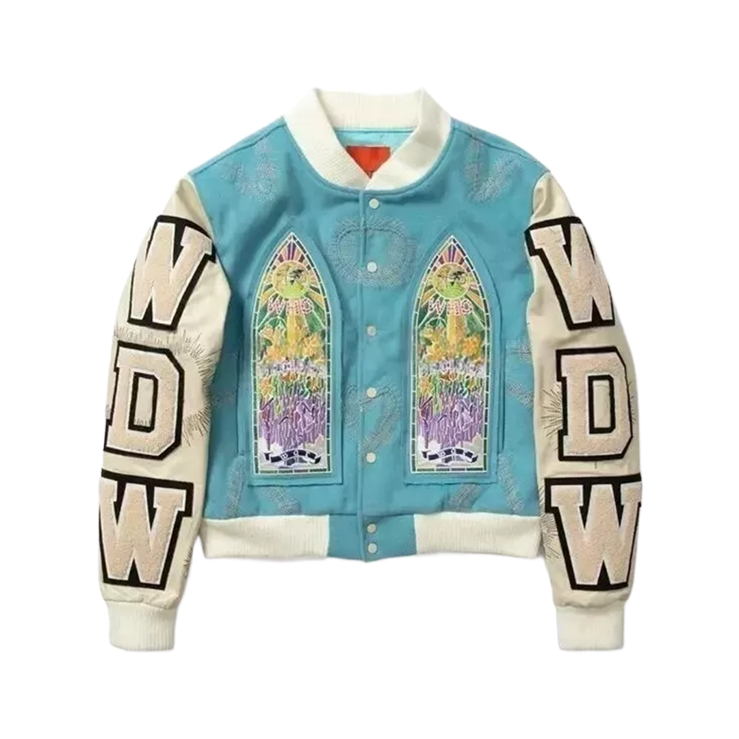 Men's Who Decides War Namesake Formal Wear Varsity Woolen And Leather Jacket